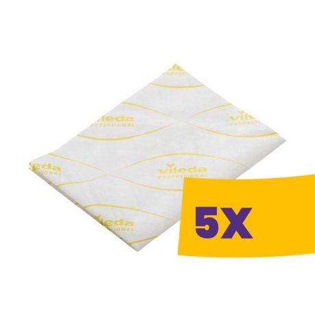 Vileda Prof. r-MicronSolo törlőkendő 30x40cm Sárga 100db (Karton - 5 csomag)