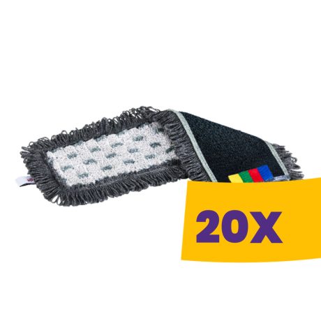 Vileda Prof. r-MicroSpeed Max Mop tépőzáras mophuzat 40cm (Karton - 20 db)