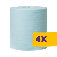   Tork szöszszegény tisztítókendő utántöltő - kék, 60m (Karton - 4 tekercs)