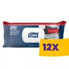   Tork felületfertőtlenítő nedves tisztítókendő 60db (Karton - 12 csomag)