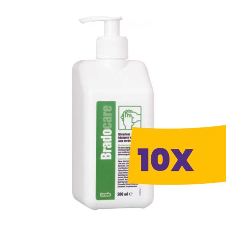 Bradocare glicerines munkavédelmi kézkrém Aloe Vera 500ml (Karton - 10 db)