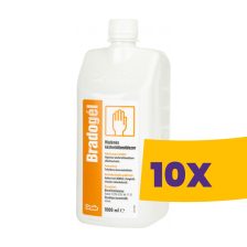 Bradogél kézfertőtlenítő gél 1000ml (Karton - 10 db)