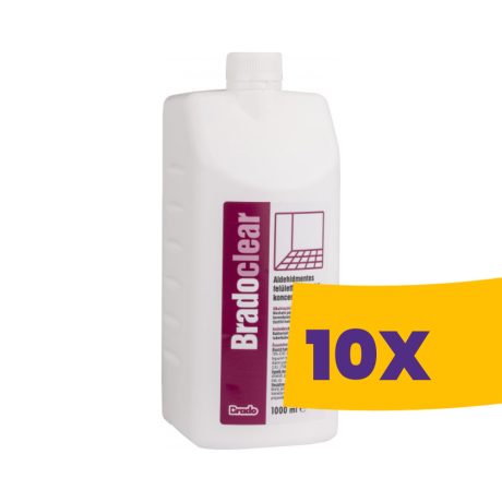 Bradoclear aldehidmentes felületfertőtlenítő koncentrátum 1000ml (Karton - 10 db)
