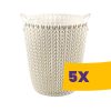 Curver Knit papírkosár 7L (Karton - 5 db)