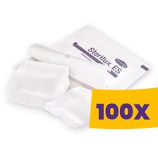   Hartmann Sterilux ES steril, hajtogatott mull-lap 8 rétegű 10x10cm 10db (Karton - 100 csomag)