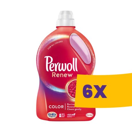 Perwoll Renew Color folyékony finommosószer 60 mosás - 3L (Karton - 6 db)