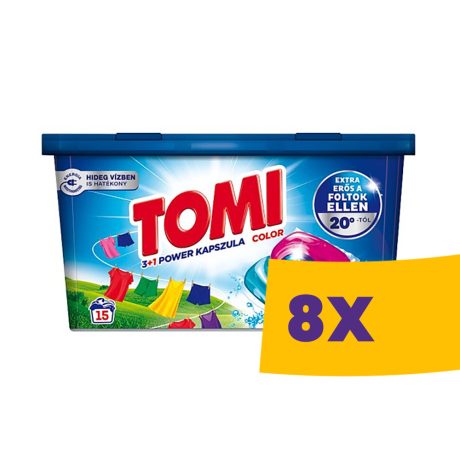 Tomi mosókapszula 3+1 power Color 13 db (Karton - 8 db)