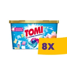   Tomi 3+1 Power mosókapszula Aromaterápia Lótusz fehér ruhákhoz 13db (Karton - 8 db)
