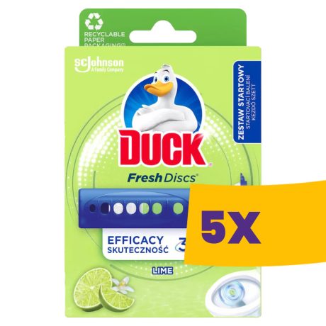 Duck Fresh Discs WC-öblítő korong Lime 36ml (Karton - 5 db)