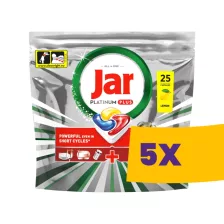   Jar Platinum Plus Anti-Dull mosogatógép kapszula Lemon 25db (Karton - 5 csomag)
