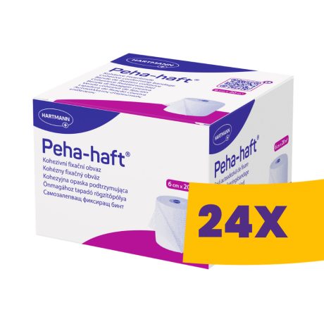 Hartmann Peha-haft öntapadó kötésrögzítőpólya 6cm x 20m (Karton - 24 db)