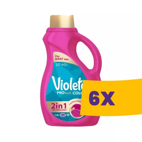 Violeta PROtect Color mosógél színes ruhákhoz - 30 mosás 1,8L (Karton - 6 db)