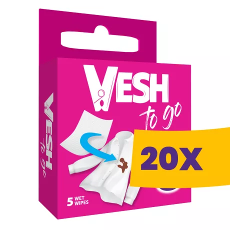 Violeta Vesh to Go folttisztító kendő 5db (Karton - 20 csomag)