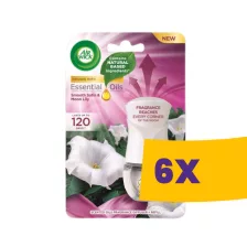   Air Wick Elektromos légfrissítő készülék utántöltővel Bársonyos Szatén & Liliom 19ml (Karton - 6 db)