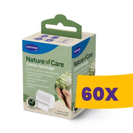 Hartmann Nature Care pamut pólya 6cmx5m 1db (Karton - 60 db)