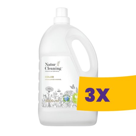 Naturcleaning Color hipoallergén mosógél 3L (Karton - 3 db)