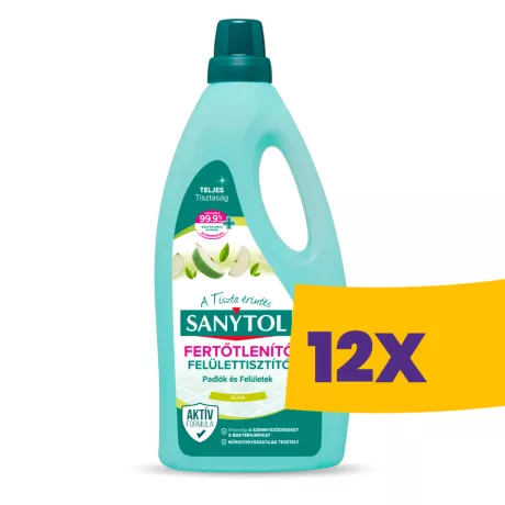 Sanytol fertőtlenítő felülettisztító Alma 1000ml (Karton - 12 db)