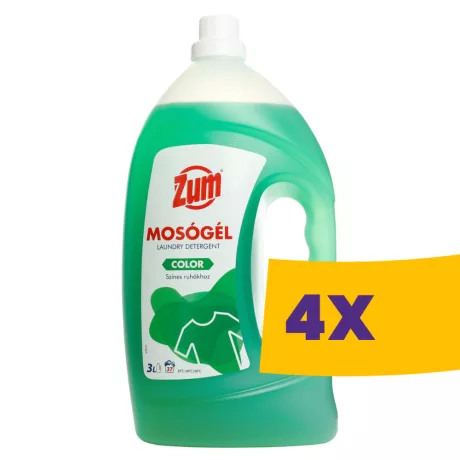 Zum mosógél Color - 37 mosás 3L (Karton - 4 db)