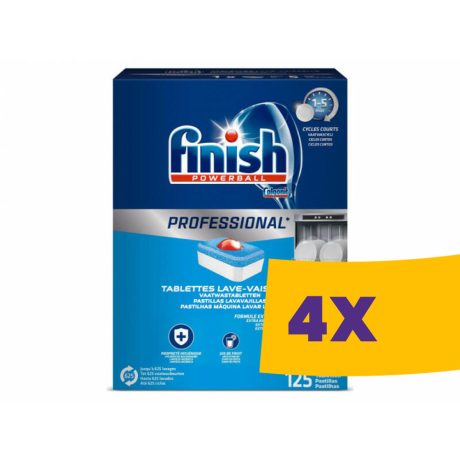 Finish Professional Powerball mosogatógép tabletta 125db-os (Karton - 4 csomag)