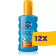   Nivea Sun Protect & Bronze napolaj spray, bronzosító hatással SPF20 200ml (Karton - 12 db)