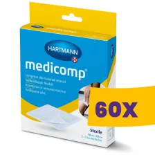   Hartmann Medicomp flísz steril sebfedő 10x10cm 5x2db (Karton - 60 csomag)