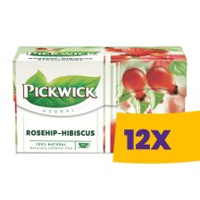   Pickwick Gyógytea Csipke-hibiszkusz 20 filter (Karton - 12 csomag)
