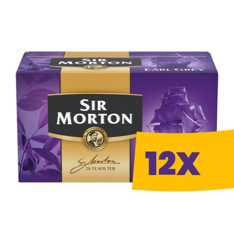 Sir Morton Earl Grey fekete tea 20 filter (Karton - 12 csomag)