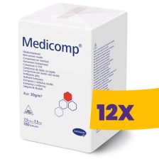  Hartmann Medicomp nem steril sebfedő 4 rétegű 7,5x7,5cm 100db (Karton - 12 csomag)