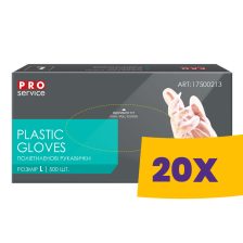 Dobozos fóliakesztyű HDPE 500db (Karton - 20 csomag)