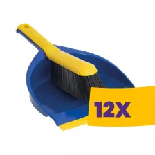 TTS kézi szemeteslapát kefével (Karton - 12 szett)