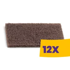  TTS Terfir Medium-High kézi súrolópad barna 25cm (Karton - 12 db)