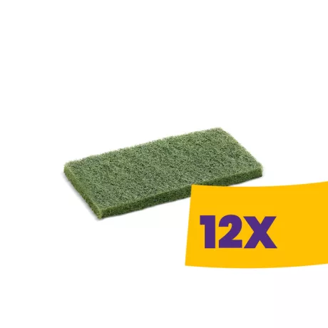 TTS Terfir Medium kézi súrolópad zöld 25cm (Karton - 12 db)