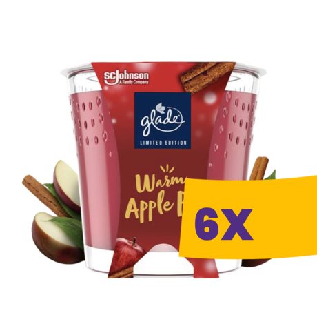 Glade illatgyertya - Warm Apple Pie 129g (Karton - 6 db)