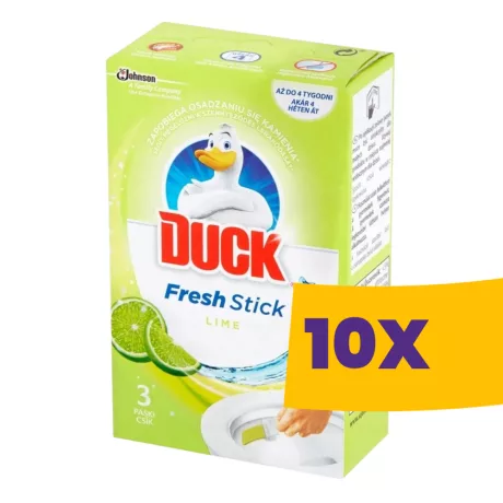 Duck Fresh WC öblítő csík Lime 3db (Karton - 10 csomag)