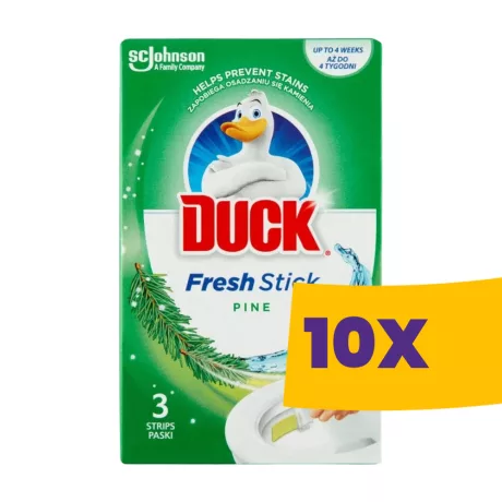 Duck Fresh WC öblítő csík Pine 3db (Karton - 10 csomag)