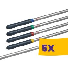   Vileda Prof. Alumínium partvisnyél német menettel 150cm (Karton - 5 db)