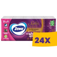   Zewa Softis Aromathera papírzsebkendő - 4 rétegű 10x9db (Karton - 24 csomag)