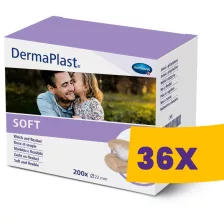   Hartmann DermaPlast Soft sebtapasz kerek 200db (Karton - 36 csomag)