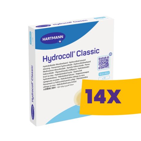 Hartmann Hydrocoll Classic hidrokolloid kötszer 10x10cm 10db (Karton - 14 csomag)
