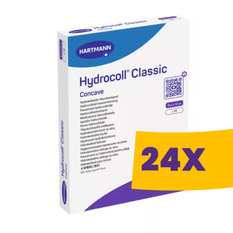 Hartmann Hydrocoll Classic Concave hidrokolloid kötszer 8x12cm 10db (Karton - 24 csomag)