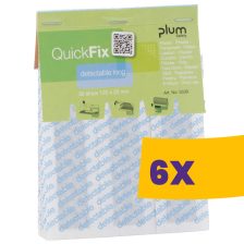   Plum 5509 QuickFix Kimutatható fémszálas hosszú sebtapasz utántöltő 30db (Karton - 6 csomag)
