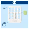 Tork illatosító gumilap tartó Fehér (Karton - 4 db)
