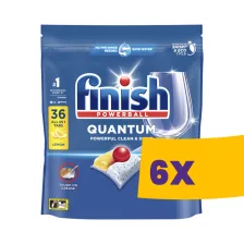   Finish Quantum All in 1 mosogatógép tabletta Lemon 36db (Karton - 6 csomag)