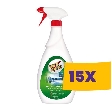 Well Done hideg zsíroldó spray - habzó formulával 750ml (Karton - 15 db)