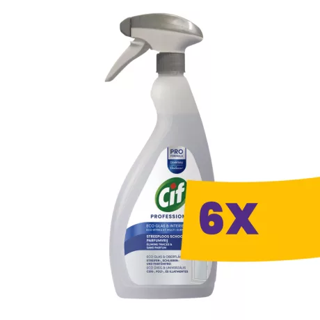 Cif Professional ECO üveg- és többcélú felülettisztító 750ml (Karton - 6 db)