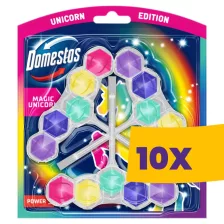   Domestos Power5 WC illatosító rúd Magic Unicorn 3x50g (Karton - 10 csomag)