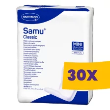   Hartmann Samu Classic Mini nőgyógyógyászati betét 6,5x22cm 20db (Karton - 30 csomag)
