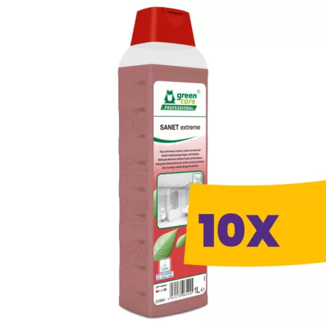 Tana Green Care Sanet Extreme erős savas szanitertisztító és vízkőoldó 1000ml (Karton - 10 db)