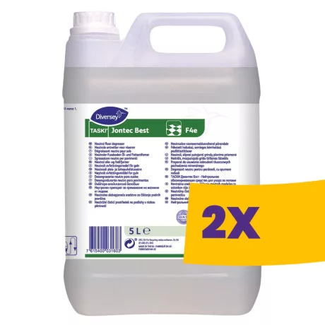 TASKI Jontec Best Fékezett habzású, semleges kémhatású padlótisztítószer 5L (Karton - 2 db)