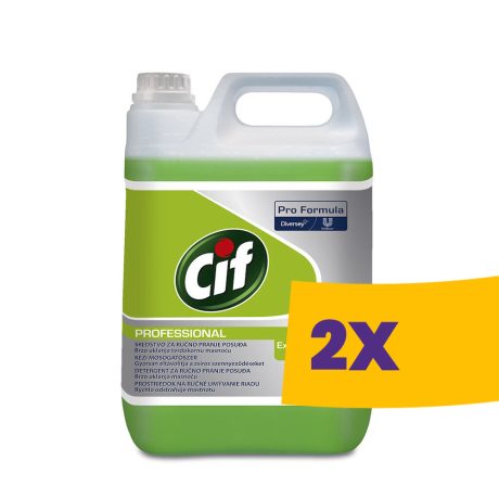 Cif Pro Formula Extra Strong folyékony kézi mosogatószer Lemon 5L (Karton - 2 db)